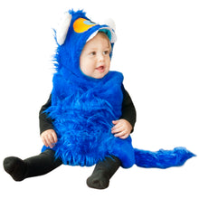 Load image into Gallery viewer, Blue Monster Baby and Toddler Halloween Costume Two Piece Set (6-12 Months, 12-24 Months, 2T, and 3+)