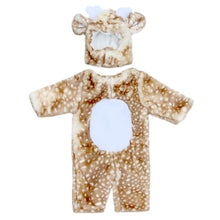 Load image into Gallery viewer, Baby Deer Fawn Baby and Toddler Halloween Costume Two Piece Set (6-12 Months, 12-24 Months, 2T, and 3+)