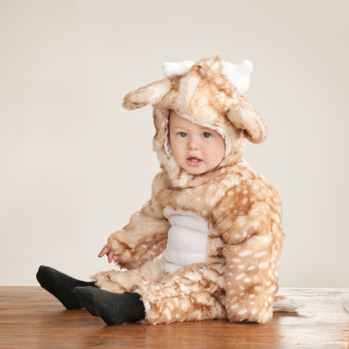 Baby Deer Fawn Baby and Toddler Halloween Costume Two Piece Set (6-12 Months, 12-24 Months, 2T, and 3+)