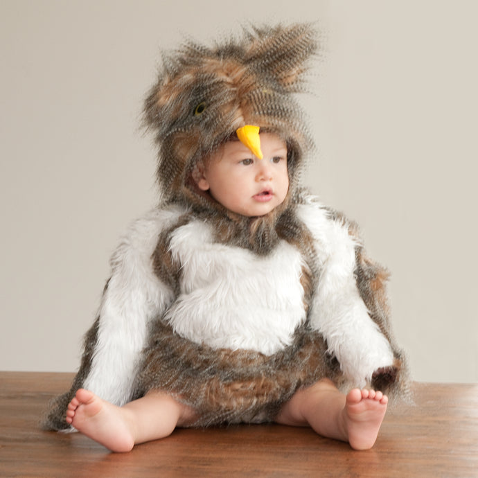 Baby Owl Owlet Baby and Toddler Halloween Costume Two Piece Set (6-12 Months, 12-24 Months, 2T, and 3+)