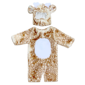Baby Deer Fawn Baby and Toddler Halloween Costume Two Piece Set (6-12 Months, 12-24 Months, 2T, and 3+)